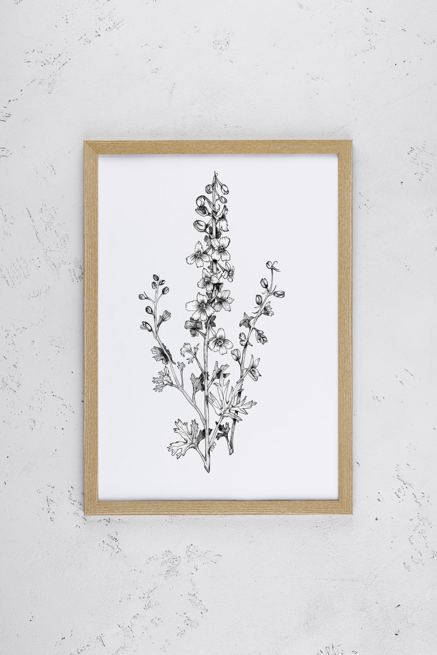 The Happy Larkspurs Print