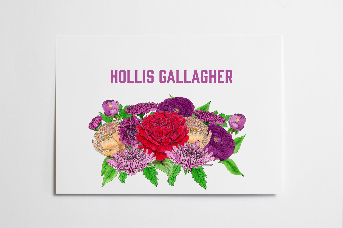 November Birth Flowers Note Card Set