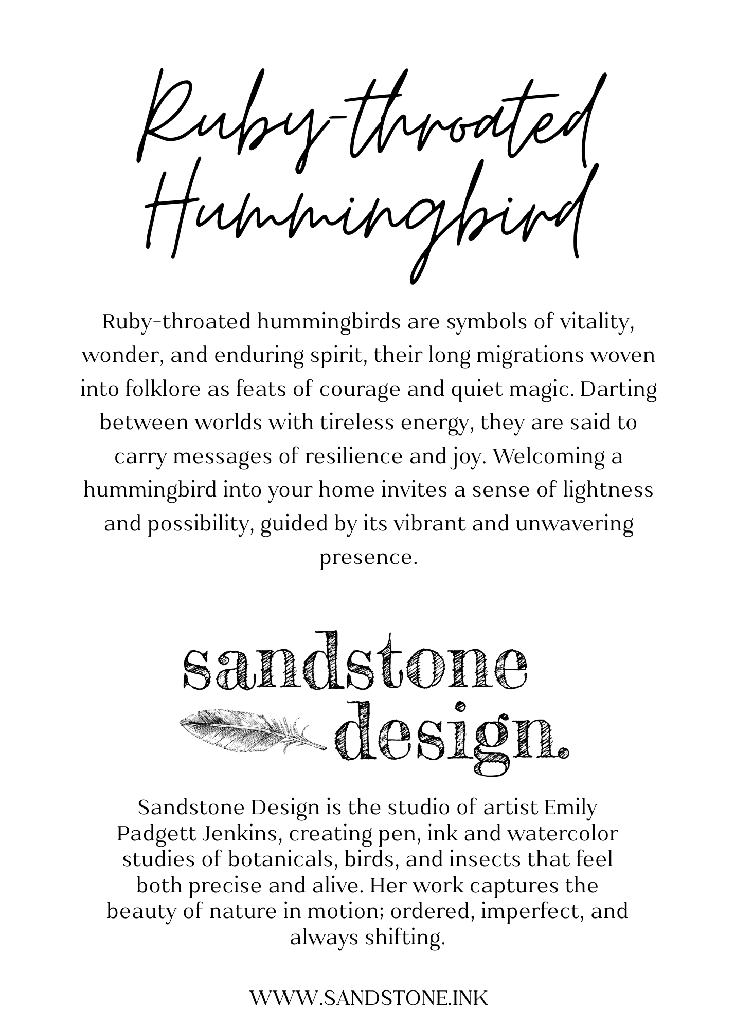 Ruby-Throated Hummingbird