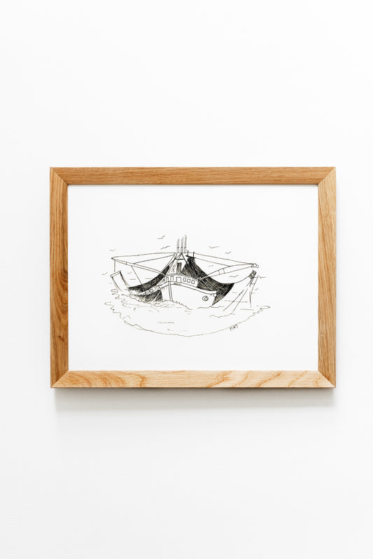 Shrimpers' Paradise Print