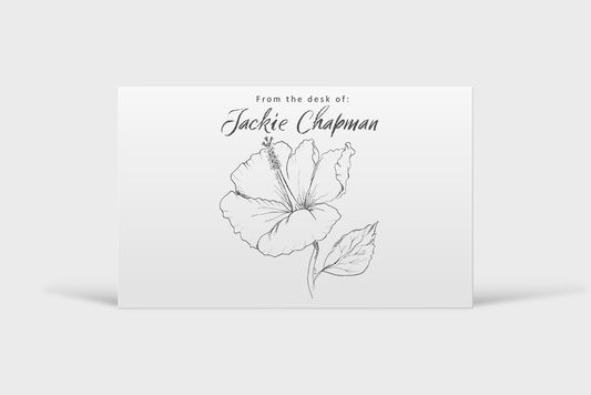 Hibiscus Flower Card Series